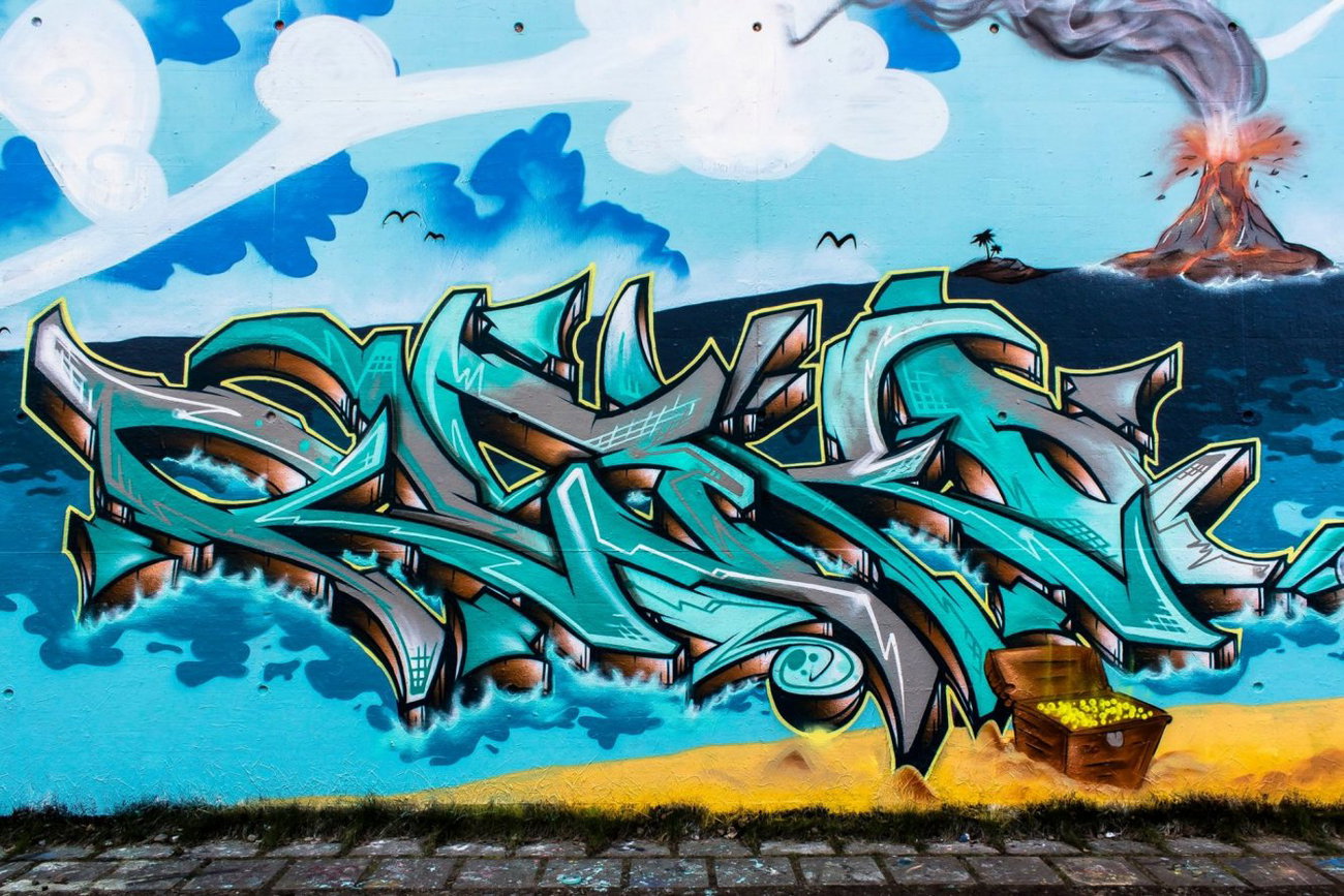 Graffiti Wall - Photo by RISKOone - risko, rsk, tgk (2015)