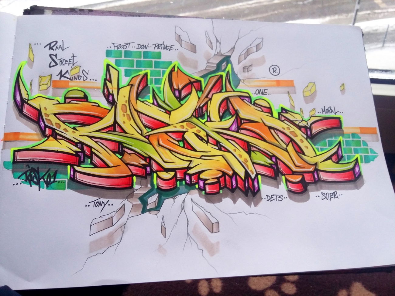 Graffiti Sketch - Photo by RISKOone - risko, rsk, hamburg (2018)