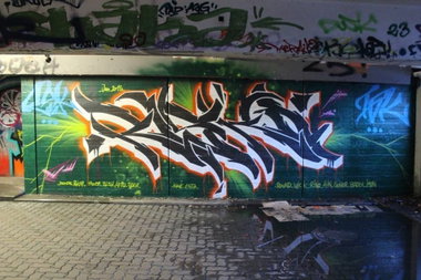 Graffiti Wall - Photo by RISKOone - RISKO.RSK.TGK.MWS.HAMBURG. (2015)