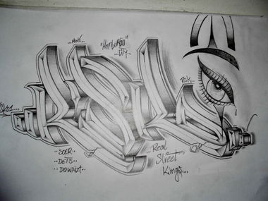 Graffiti Sketch - Photo by RISKOone - risko, rsk, hamburg (2017)