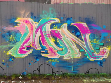 Graffiti Wall - Photo by RISKOone - imun, by, risko (2016)