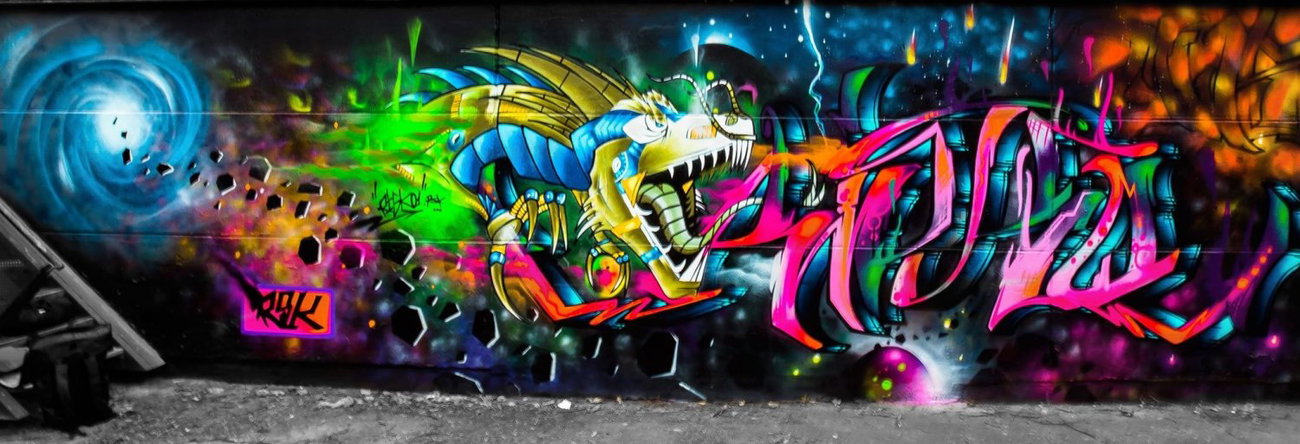 Graffiti Wall - Photo by RISKOone - risko, rsk, tgk (2015)