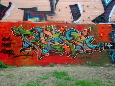 Graffiti Wall - Photo by RISKOone - RISKO, RSK, GK (2015)