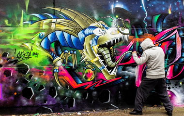 Graffiti Wall - Photo by RISKOone - risko, mws, rsk (2015)