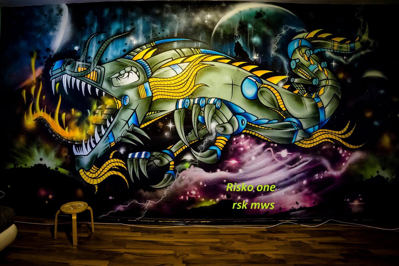 Graffiti Wall - Photo by RISKOone - RISKO, RSK, MWS (2015)