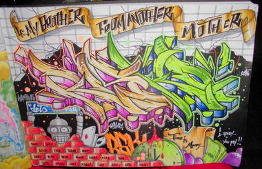 Graffiti Sketch - Photo by RISKOone - risko, dets, rsk (2016)