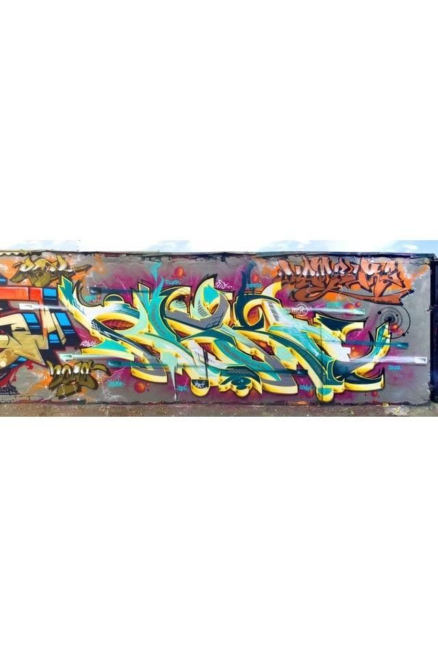 Graffiti Wall - Photo by RISKOone - risko, rsk, hamburg