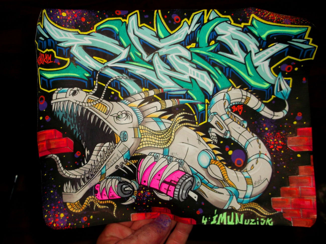 Graffiti Sketch - Photo by RISKOone - risko, rsk, imun (2015)