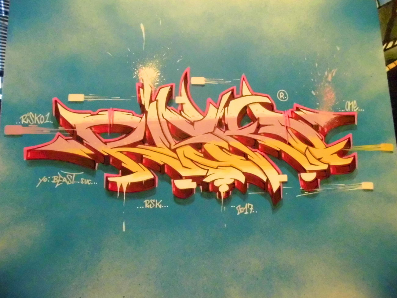 Graffiti Sketch - Photo by RISKOone - risko, rsk, hamburg (2017)