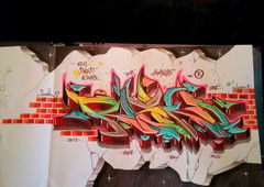 Graffiti Sketch - Photo by RISKOone - risko, rsk, hamburg (2018)