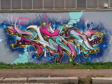 Graffiti Wall - Photo by RISKOone - risko, ris, ko (2015)