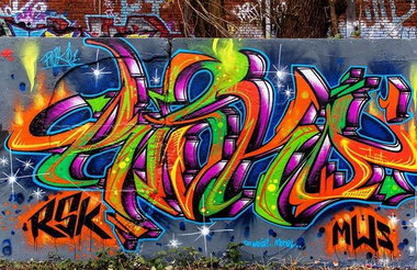 Graffiti Wall - Photo by RISKOone - risko, ahn, dets (2015)