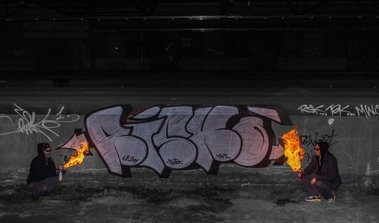 Graffiti Wall - Photo by RISKOone - RISKO, RSK, NOVAK (2015)