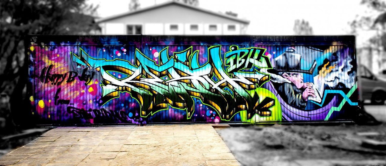 Graffiti Wall - Photo by RISKOone - risko, enta, resh (2015)