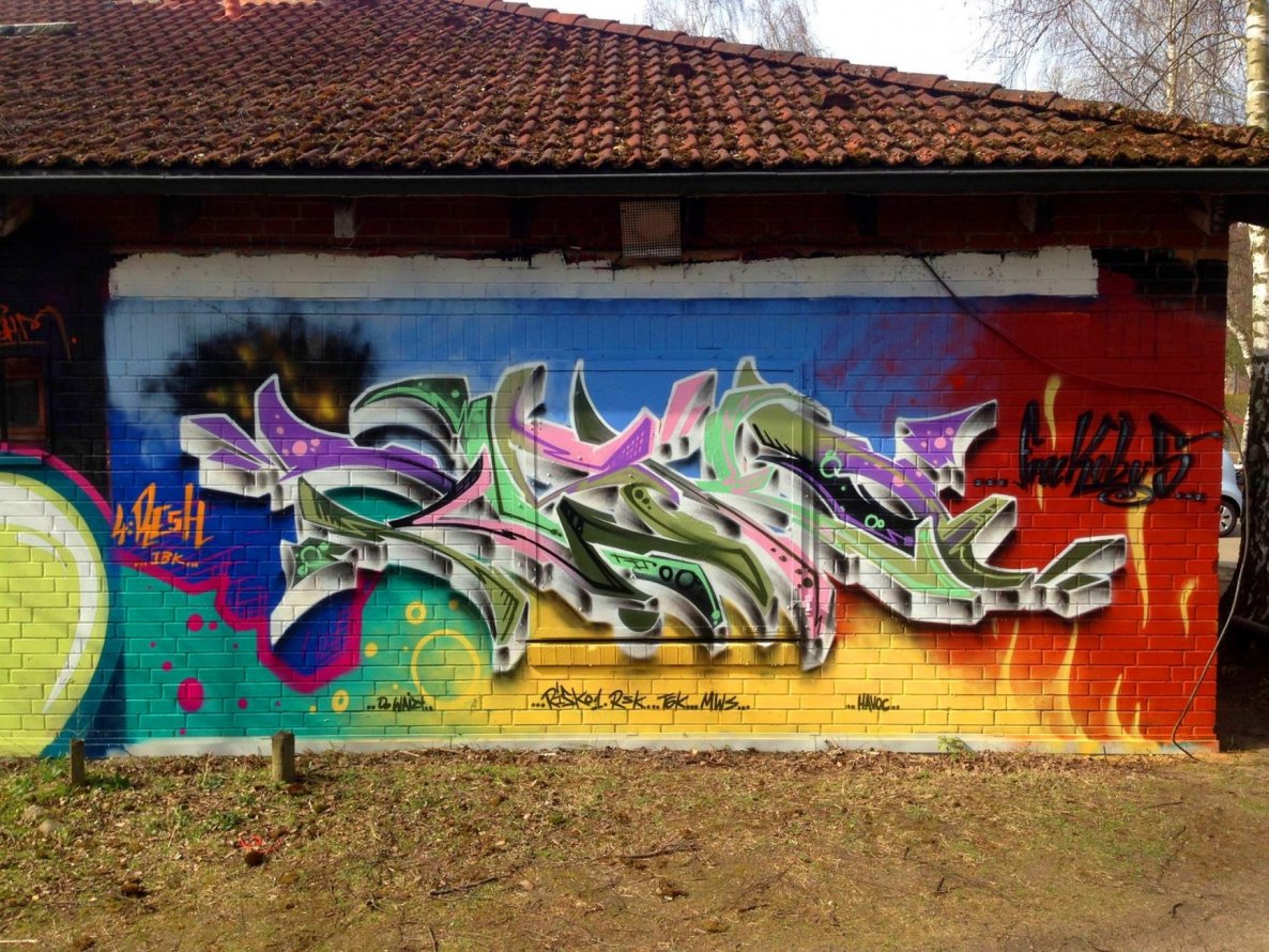 Graffiti Wall - Photo by RISKOone - risko, rsk, tgk (2015)