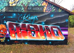 Graffiti Wall - Photo by RISKOone - risko, rsk, hamburg (2018)