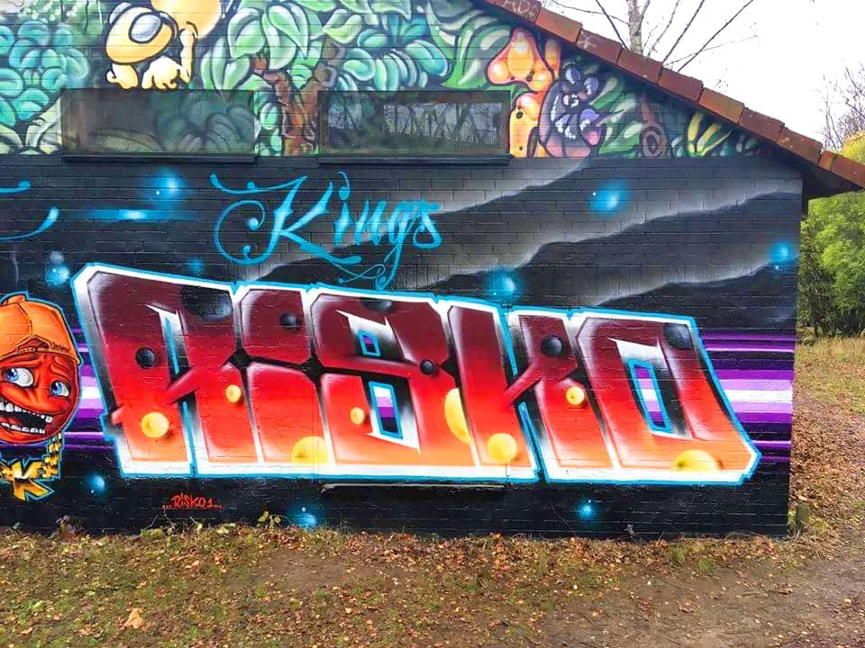 Graffiti Wall - Photo by RISKOone - risko, rsk, hamburg (2018)