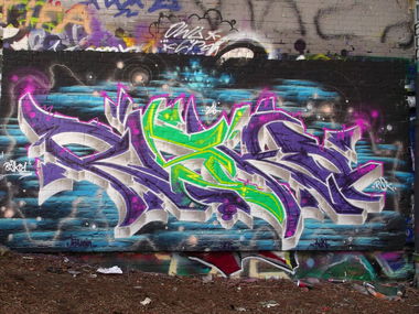 Graffiti Wall - Photo by RISKOone - risko, rsk, hamburg