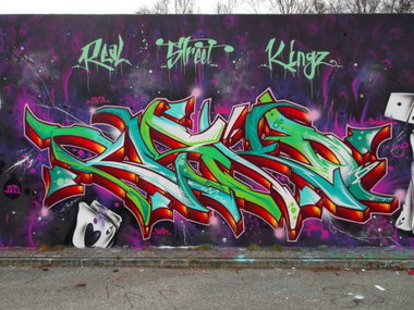 Graffiti Wall - Photo by RISKOone - RISKO.RSK.MWS.TGK.HAMBURG. (2015)