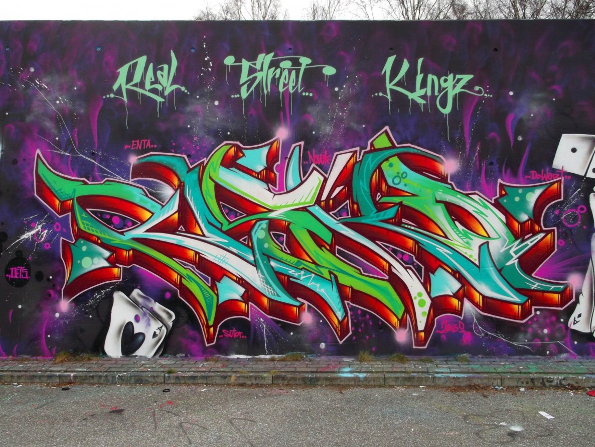 Graffiti Wall - Photo by RISKOone - RISKO.RSK.MWS.TGK.HAMBURG. (2015)