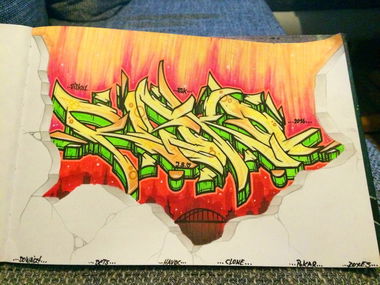 Graffiti Sketch - Photo by RISKOone - risko, rsk, mws (2016)