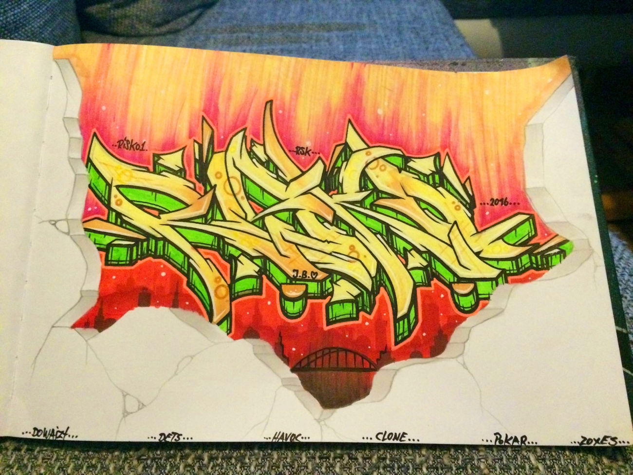 Graffiti Sketch - Photo by RISKOone - risko, rsk, mws (2016)