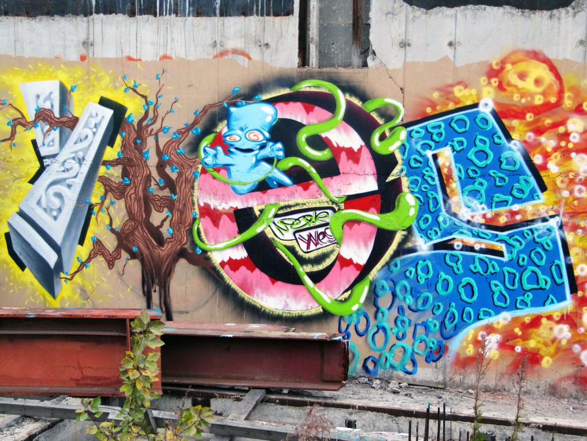 Graffiti Wall - Photo by RNDM_YveS - YVES (2013)