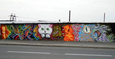 Graffiti Wall - Photo by RNDM_YveS - Sice, &, RNDM(YveS) (2012)