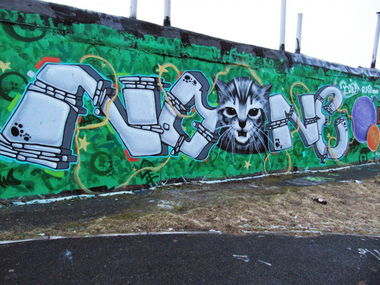 Graffiti Wall - Photo by RNDM_YveS - NRG, (BLOT, crew) (2013)