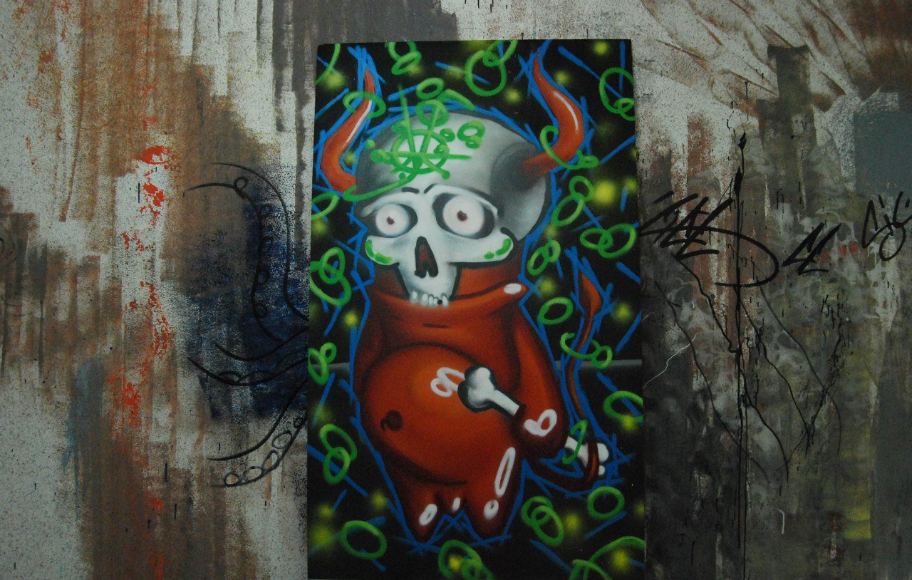 Graffiti Artwork - Photo by RNDM_YveS - Fast, work (2013)