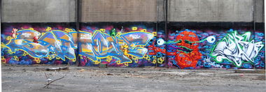 Graffiti Wall - Photo by RNDM_YveS - NRG, from, BLOT