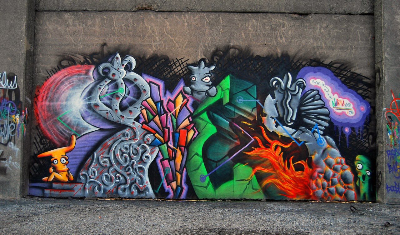 Graffiti Wall - Photo by RNDM_YveS (2010)