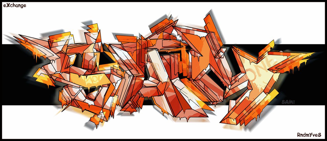 Graffiti Artwork - Photo by RNDM_YveS - exhange, for, SamOne (2014)