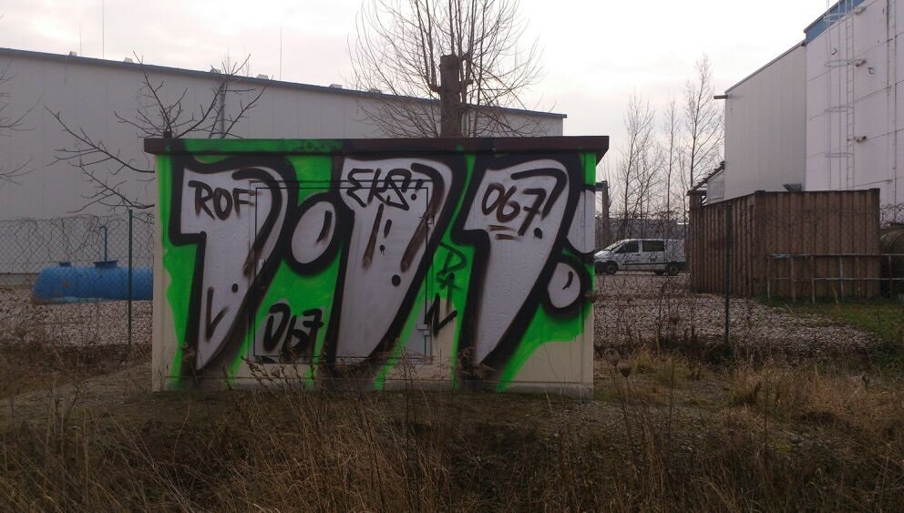 Graffiti Bombing - Photo by ROF - ROF, EKS, AS (2014)