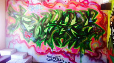Graffiti Wall - Photo by ROF - PosEKS, ROF, AS (2014)