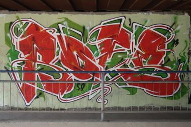 Graffiti Wall in Slovakia - Photo by ROFS - ROFS (2013)