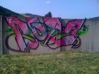Graffiti Wall in Slovakia - Photo by ROFS - ROFS (2013)
