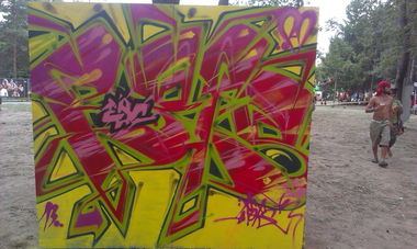 Graffiti Wall in Bratislava - Photo by ROFS - rofs (2013)