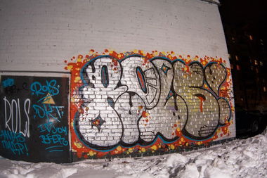 Graffiti Wall in Moscow - Photo by ROLS (2013)