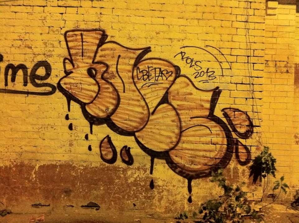 Graffiti Bombing in Moscow - Photo by ROLS (2013)