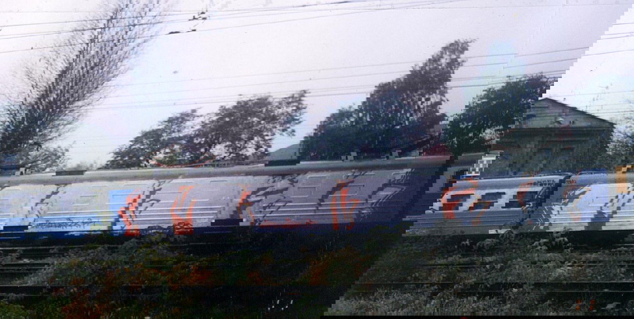 Graffiti Train - Photo by ROMANS - MARO, ROMA, WDRZK (2003)