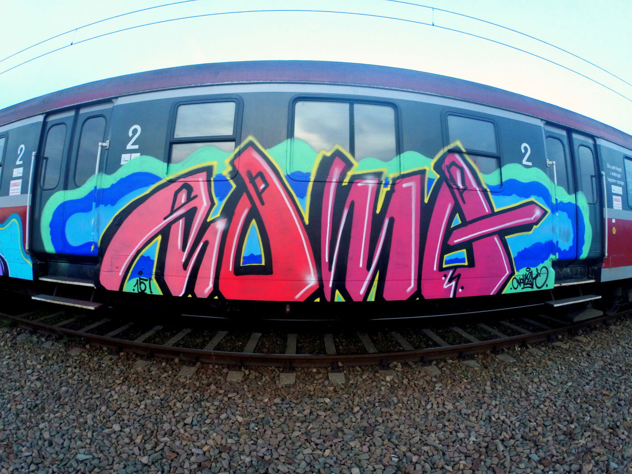 Graffiti Train - Photo by ROMANS (2015)