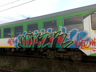 Graffiti Train - Photo by ROMANS - WDRZK (2010)