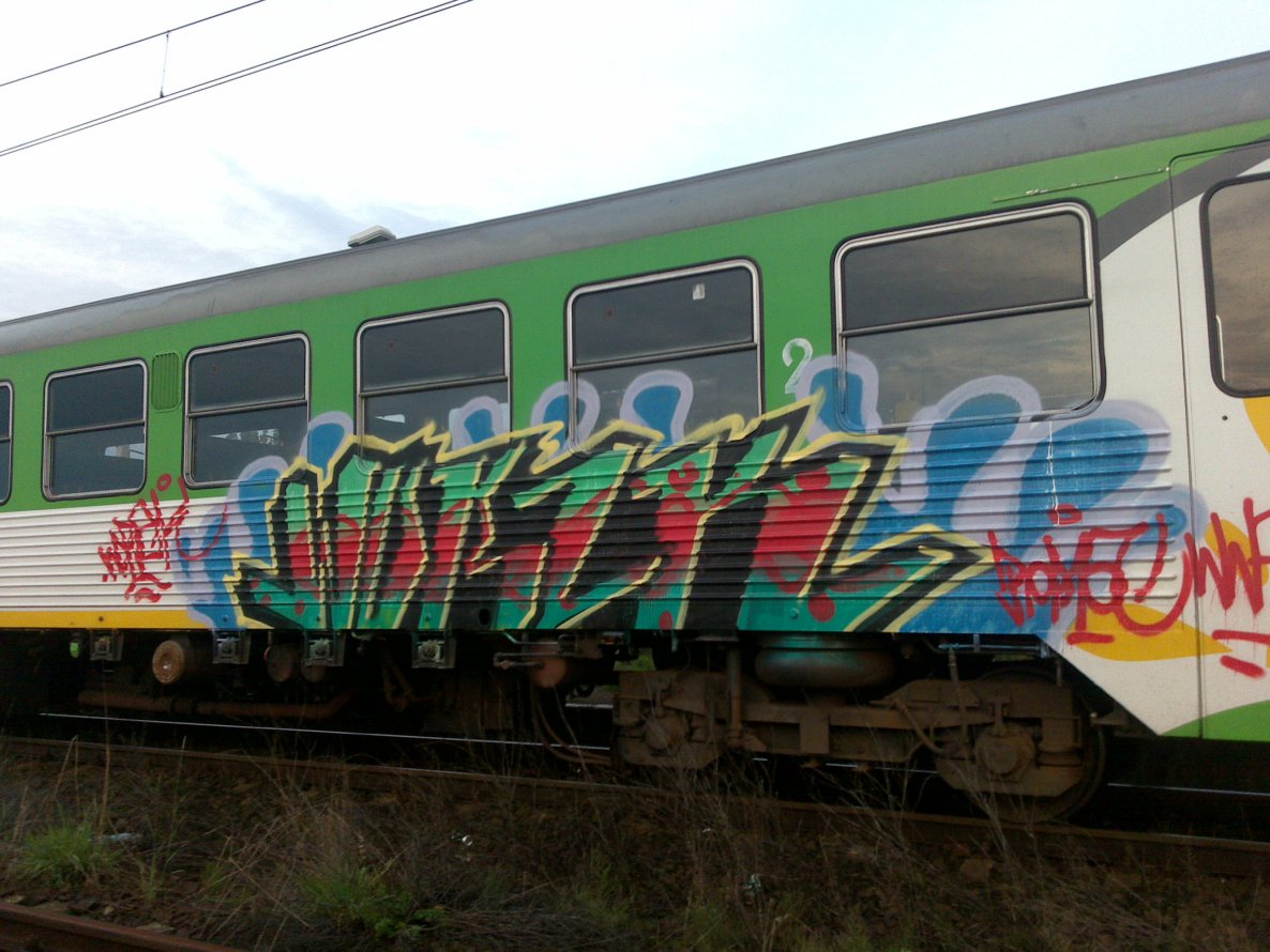 Graffiti Train - Photo by ROMANS - WDRZK (2010)