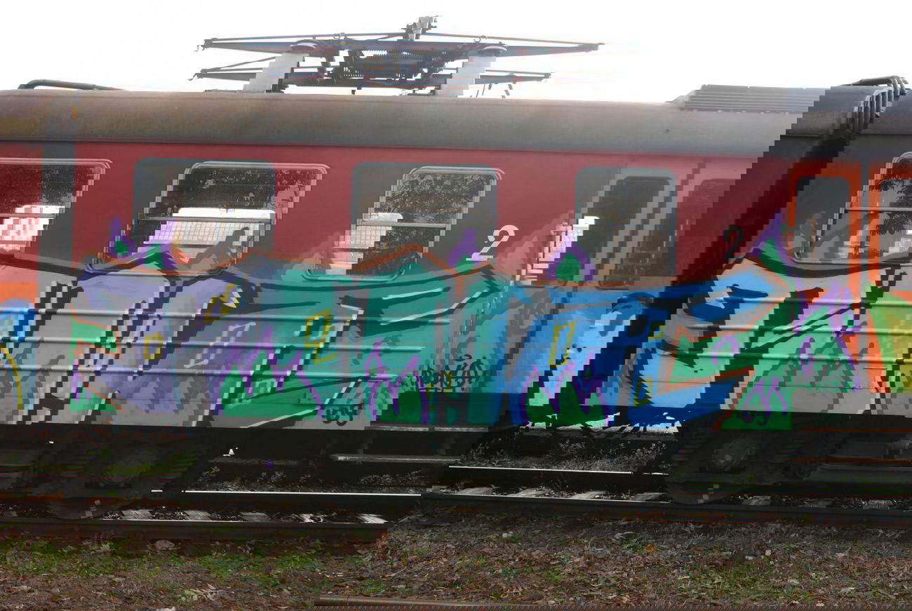 Graffiti Train - Photo by ROMANS - ROMA (2009)
