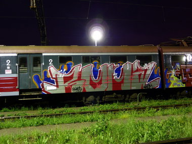 Graffiti Train - Photo by ROMANS - ROMA (2011)