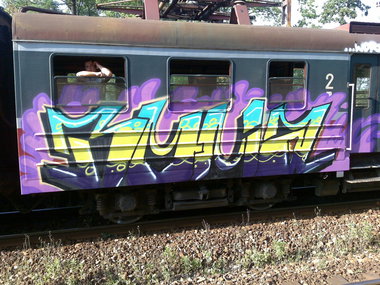 Graffiti Train - Photo by ROMANS - ROMA (2009)