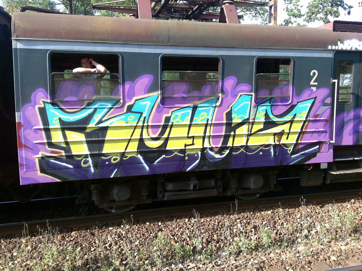 Graffiti Train - Photo by ROMANS - ROMA (2009)