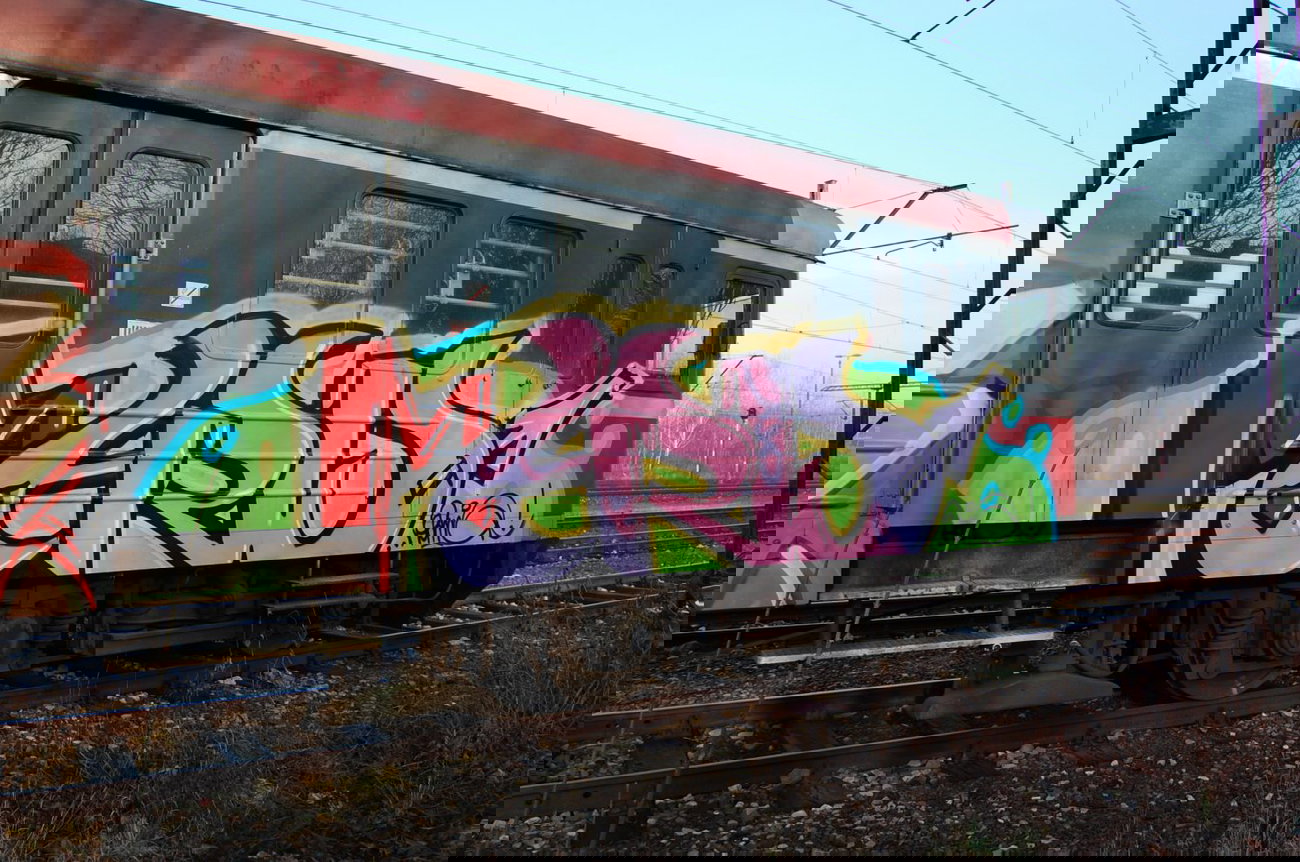 Graffiti Train - Photo by ROMANS - MARO, ROMA (2012)