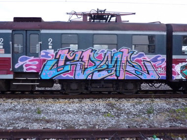 Graffiti Train - Photo by ROMANS (2013)